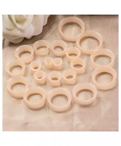 30PCS Soft Silicone Ear Gauges Flesh Tunnels Plugs Stretchers Expander Double Flared Flesh Tunnels Ear Piercing Jewelry for W...