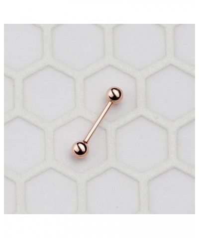 14K Gold Straight Barbell | USA Made Gold - Cartilage Earring 5/16" 18G 14K Yellow Gold $85.00 Body Jewelry