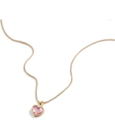 Birthstones Adjustable Necklace for Women Shiny Gold Finish October $32.43 Necklaces