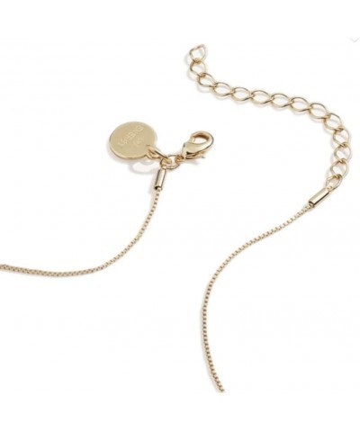 Birthstones Adjustable Necklace for Women Shiny Gold Finish October $32.43 Necklaces