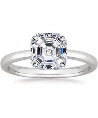 0.5 Carat to 1.5 Carat Lab Grown IGI Certified Solitaire Diamond Engagement Ring (G-H Color SI1-SI2 Clarity) 9.5 0.5 Carat Wh...