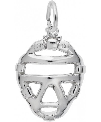 Catcher's Mask Charm, Charms for Bracelets and Necklaces Sterling Silver $23.18 Bracelets