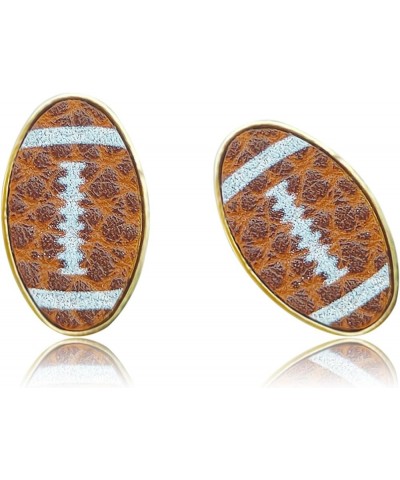 Football Earrings for Women Rhinestone Football Stud Earrings Football Fan Earrings Sport Football Earrings for Girls C $8.90...