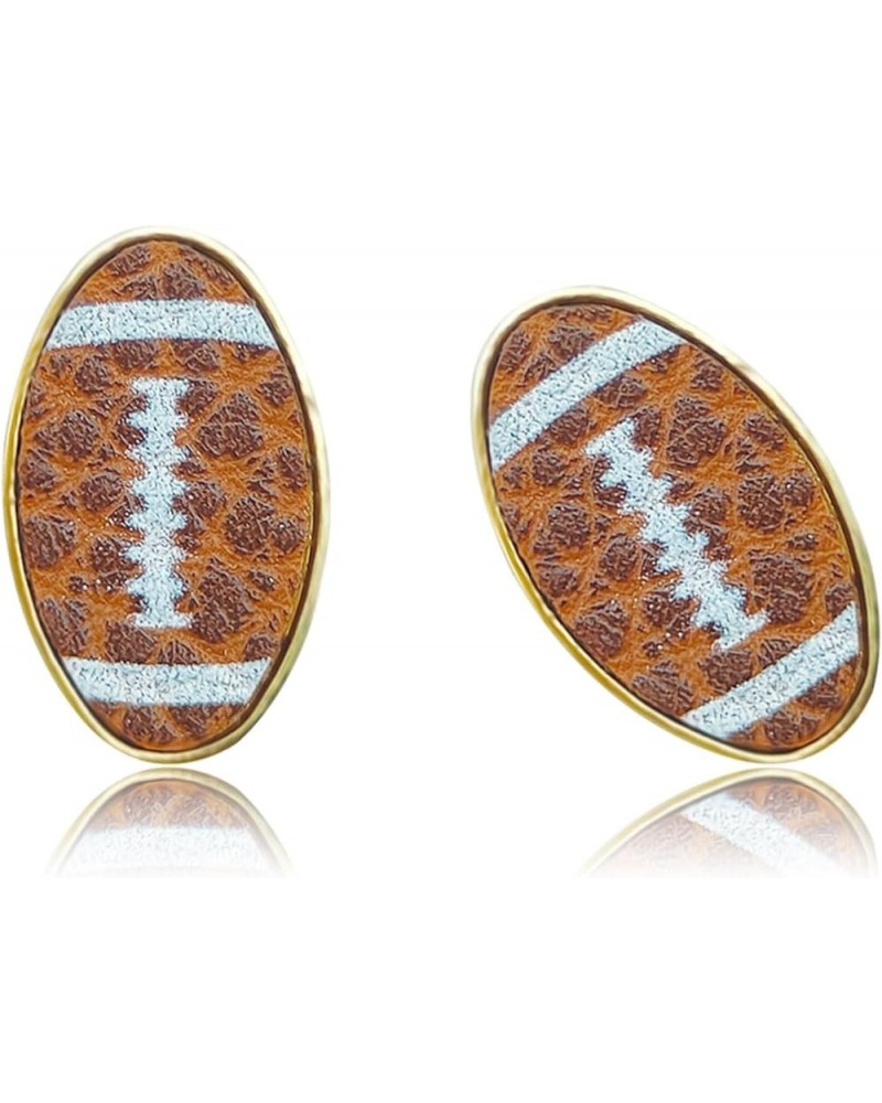 Football Earrings for Women Rhinestone Football Stud Earrings Football Fan Earrings Sport Football Earrings for Girls C $8.90...