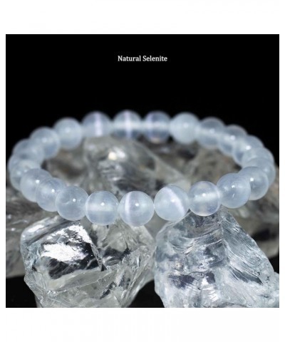 Natural Gemstone Bracelet 7.5 In Stretch Gems Stones 8mm (0.31") Round | Beads Healing Crystals Quartz | Chakra Bracelet | Y2...