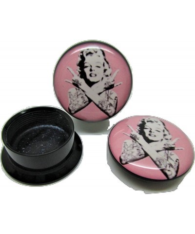 Marilyn Monroe Tatted Ear Plugs - Acrylic - Screw-On - New *Pair* - 8 Sizes 1/2" (12mm) $10.41 Body Jewelry