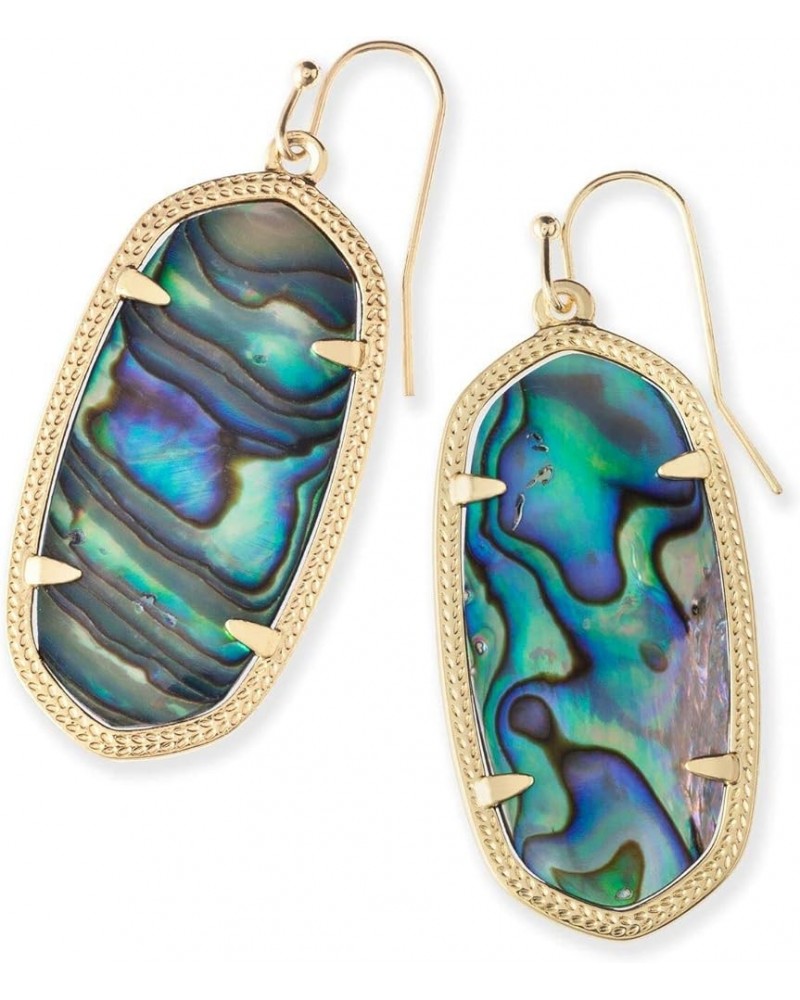 Elle Drop Earrings for Women GOLD - ABALONE SHELL $33.75 Earrings