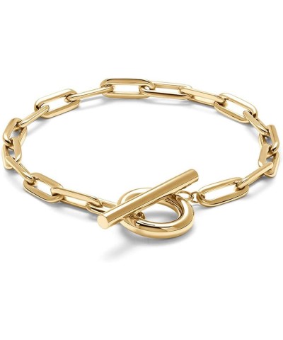 Women's Cable Chain Bracelet Gold Medium $23.77 Bracelets