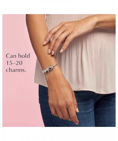 Moments Charm Bangle Bracelet Clasp silver $32.90 Bracelets