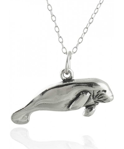 Marine Life and Sea Creature Pendant Necklaces for Women MANATEE 1 $19.25 Necklaces