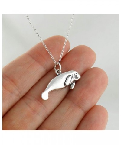 Marine Life and Sea Creature Pendant Necklaces for Women MANATEE 1 $19.25 Necklaces