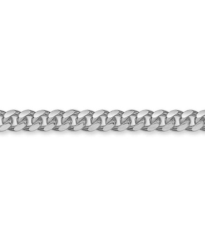 Shop Cuban Bracelet - 3MM/6MM/5MM//8MM/12MM Sizes - 6/7/8/9 Inch Lengths - Gold/White Gold - Unisex 9.0 Inches 5MM Cuban Whit...