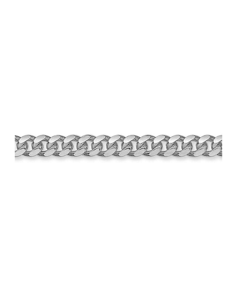 Shop Cuban Bracelet - 3MM/6MM/5MM//8MM/12MM Sizes - 6/7/8/9 Inch Lengths - Gold/White Gold - Unisex 9.0 Inches 5MM Cuban Whit...