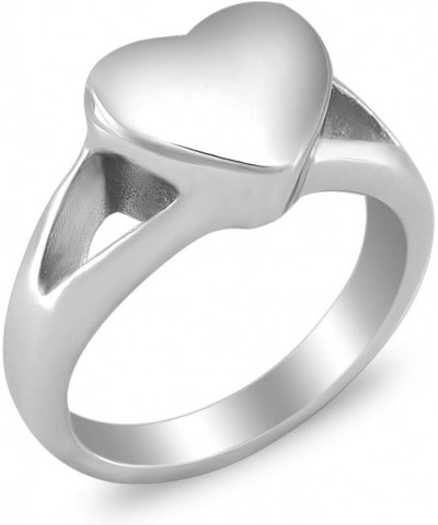 Simple Heart Cremation Urn Ring for Ashes Hold Loved Ones Ashes Memorial Jewelry for Funeral Keepsake Gift 10 $10.78 Rings