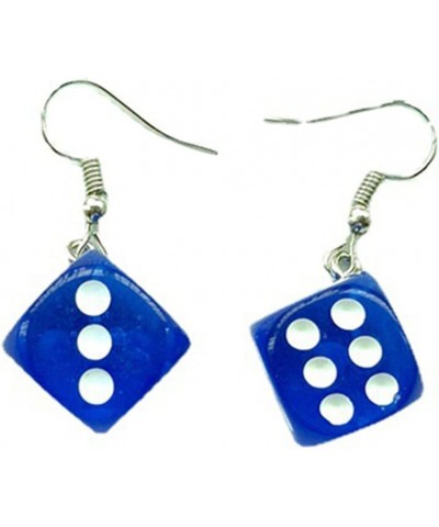 ZYHO 3D Dice Earrings Funny Weird Earrings Aesthetic Cool Quirky Cute Indie Y2k Drop Dangle Earrings Costume for Women Girls ...