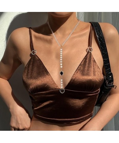 Rhinestone Body Chain Crystal Body Jewelry Shining Body Chains Luxury Rhinestone Waist Body Chain Festival Party Body Jewelry...