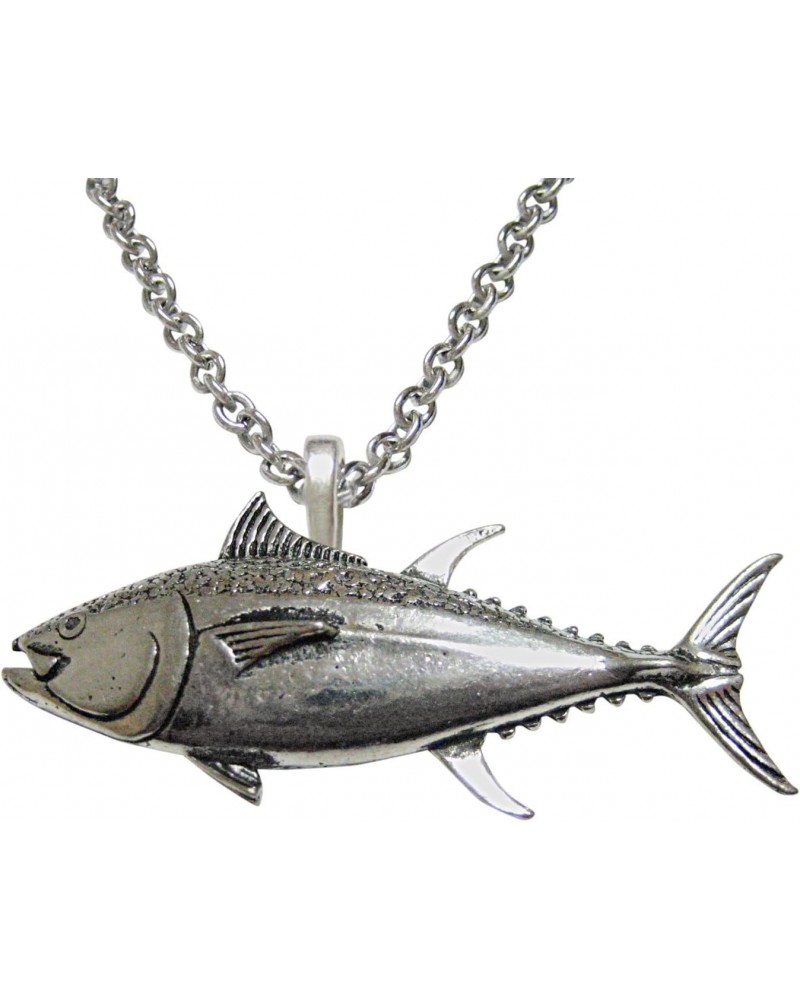 Tuna Fish Pendant Necklace $20.00 Necklaces