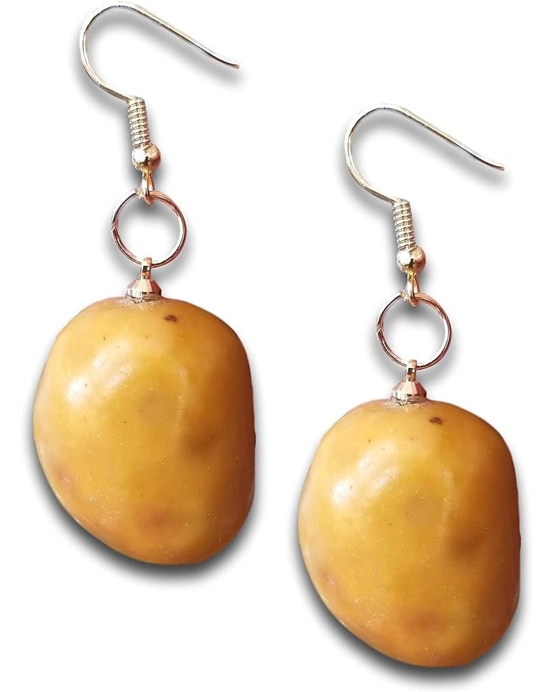 Vegetable and Fruits Resin Dangle Charm Dangle Earrings Potato $8.22 Earrings