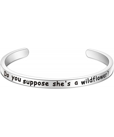 In Wonder Land Inspired Do You Suppose She's A Wildflower Cuff Bangle Bracelet Wildflower Cuff $10.20 Bracelets