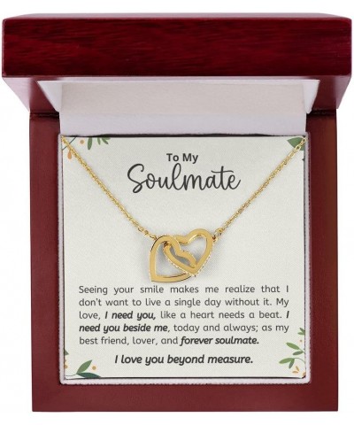 To My Soulmate Necklace for Women, Soulmate Gifts, Soulmate Jewelry, Ziella To My Soulmate, Soulmate Gifts for Her, Soulmate ...