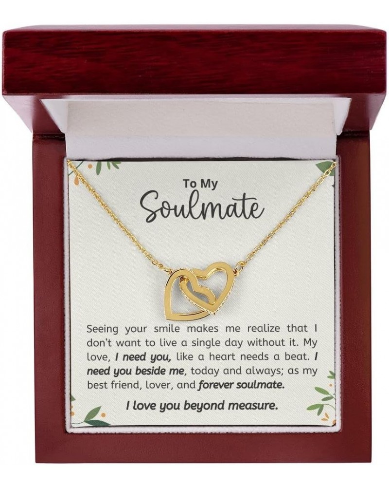 To My Soulmate Necklace for Women, Soulmate Gifts, Soulmate Jewelry, Ziella To My Soulmate, Soulmate Gifts for Her, Soulmate ...