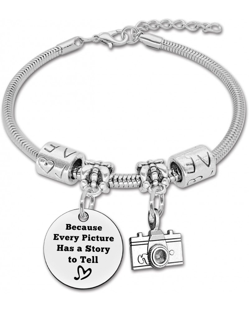 Photographer Gift Bracelets for Women Photography Lovers Gifts Photographer videographer Gifts Camera Gift Birthday Gift for ...