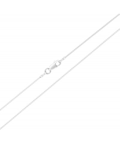 .925 Sterling Silver 0.7mm, 0.9mm, 1.1mm, 1.3mm, 1.5mm or 1.7mm Box Chain Necklace, Made In Italy 16 Inches 1.3mm $14.40 Neck...