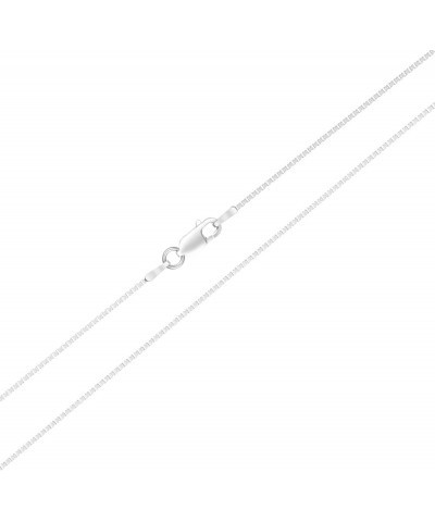 .925 Sterling Silver 0.7mm, 0.9mm, 1.1mm, 1.3mm, 1.5mm or 1.7mm Box Chain Necklace, Made In Italy 16 Inches 1.3mm $14.40 Neck...