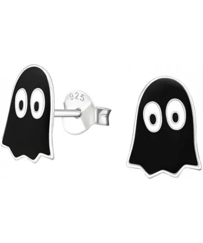 Halloween .925 Sterling-Silver Tiny Stud Earrings, Multiple Piercing, for Cartilage, Helix, 2nd Ear Piercing (Nickel Free) Gh...