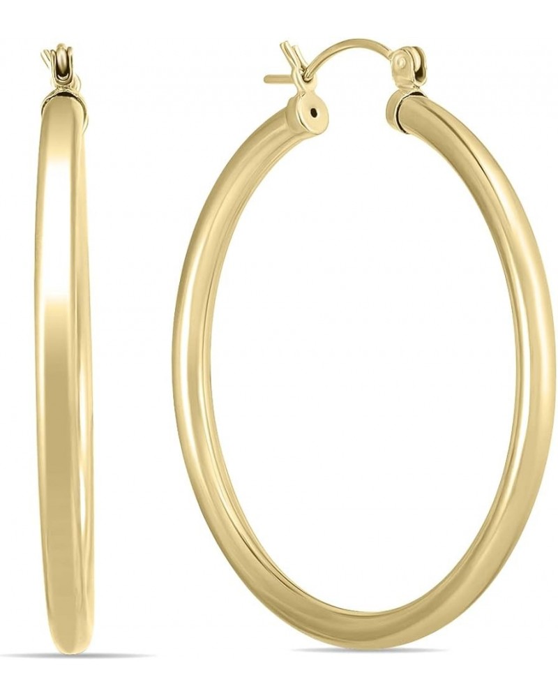 15mm - 40mm 14K Yellow Gold Filled Hoop Earrings 40mm $22.62 Earrings