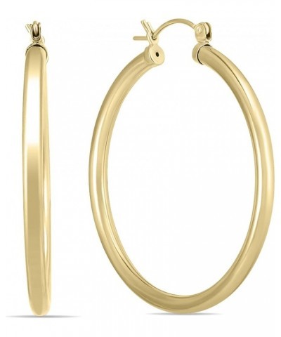 15mm - 40mm 14K Yellow Gold Filled Hoop Earrings 40mm $22.62 Earrings