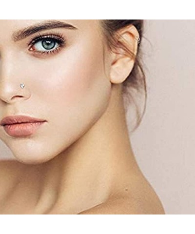 Lip Rings Threadless Tragus Earrings 16g 18g 20g Surgical Steel Helix Conch Cartilage Earrings Piercing Jewelry for Women Men...