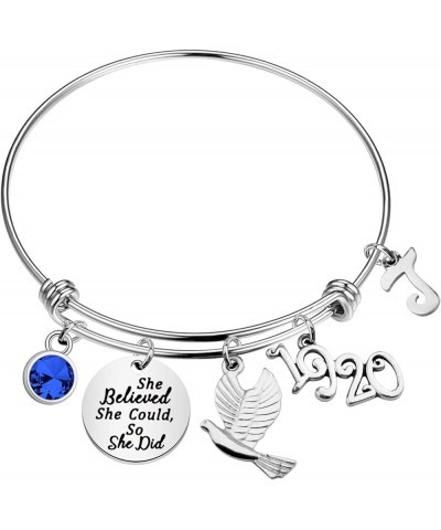 Dove Initial Letter Bracelet She Believed She Could So She Did Jewelry She Believed Dove 1920 br J $8.93 Bracelets