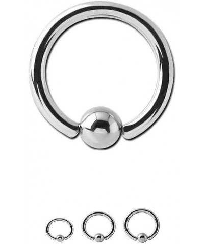 Titanium Nose Ring Hoop Captive Bead Ring CBR 3mm Ball Choose Your Size & Gauge 20 Gauge-3/8" - 9.5mm $8.00 Body Jewelry