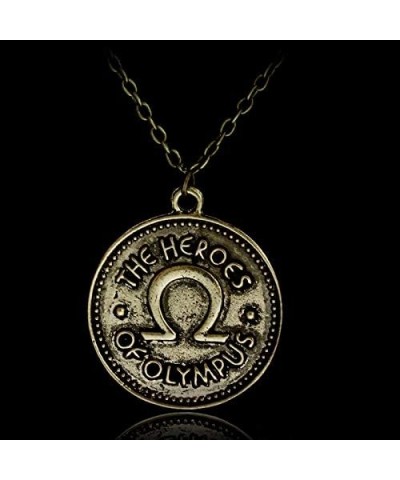 Necklace Pendant Percy Jackson Camp Half Blood The Heroes Of Olympus Ivlivs Coin Pendants Necklaces Vintage Accessories $10.0...