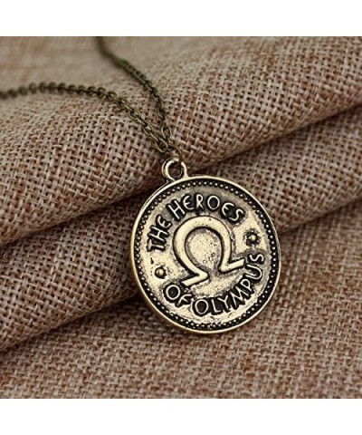 Necklace Pendant Percy Jackson Camp Half Blood The Heroes Of Olympus Ivlivs Coin Pendants Necklaces Vintage Accessories $10.0...