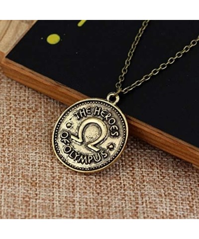 Necklace Pendant Percy Jackson Camp Half Blood The Heroes Of Olympus Ivlivs Coin Pendants Necklaces Vintage Accessories $10.0...