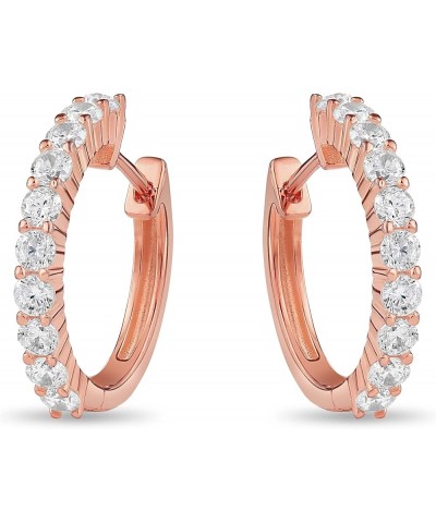 Cubic Zirconia Eternity - Eternity Jewelry Earrings Rose Gold $25.62 Necklaces