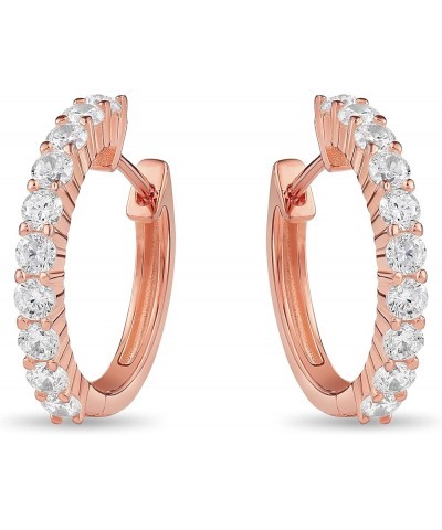 Cubic Zirconia Eternity - Eternity Jewelry Earrings Rose Gold $25.62 Necklaces