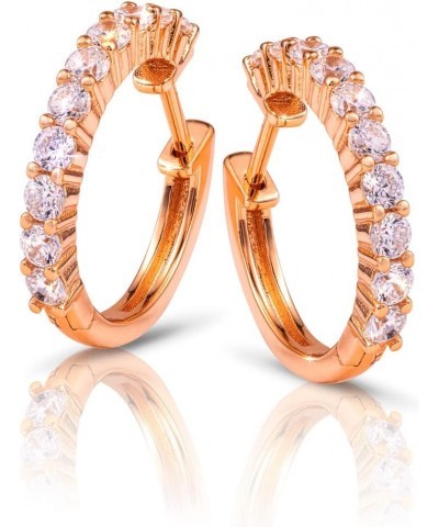 Cubic Zirconia Eternity - Eternity Jewelry Earrings Rose Gold $25.62 Necklaces