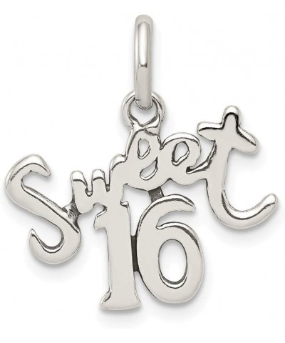 Sterling Silver Sweet 16 Charm $11.28 Bracelets