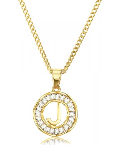 Gold Initial Necklaces for Women Girls Dainty Jewelry for Women 18k Plated Layered Letter Necklace J $8.39 Necklaces