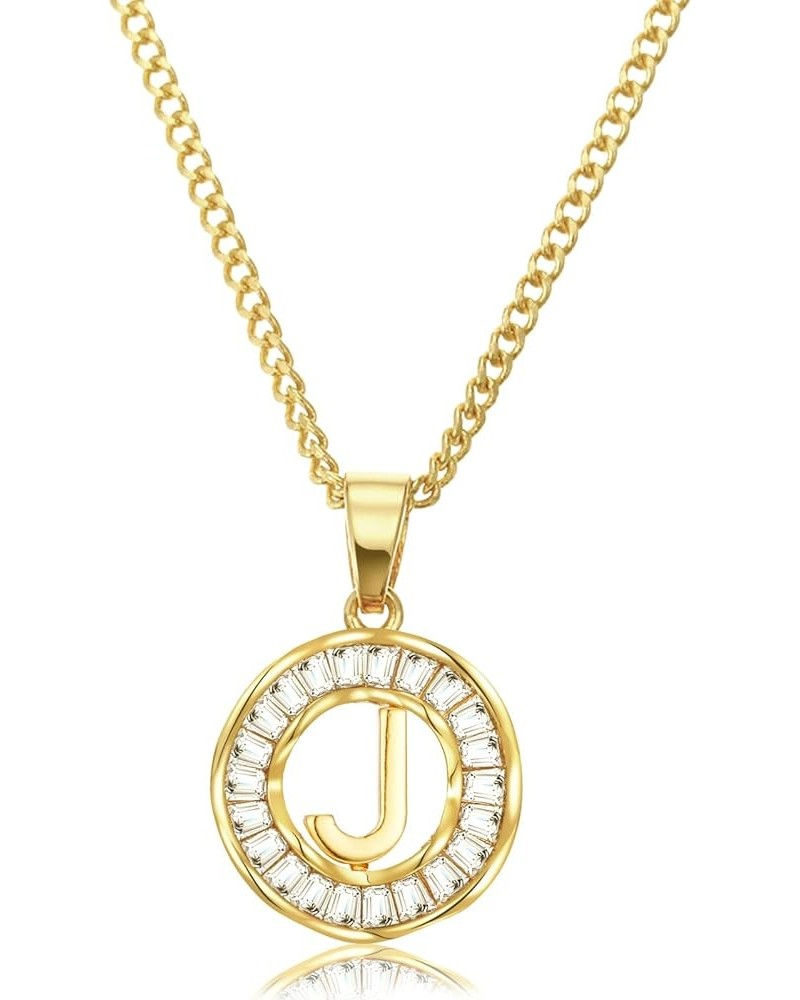 Gold Initial Necklaces for Women Girls Dainty Jewelry for Women 18k Plated Layered Letter Necklace J $8.39 Necklaces