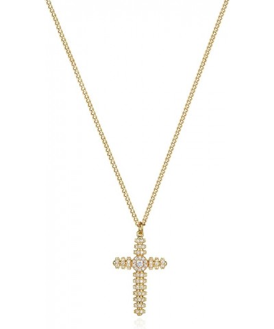 14K Gold Plated Cross Pendant Necklace for Women Delicate Necklace Jewelry Gifts treaded cross $8.84 Necklaces