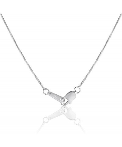 Silver Necklace Chain Snake Chain Necklace White Gold Chain Necklace Women 925 Sterling Silver Chain Necklace for Women Girls...