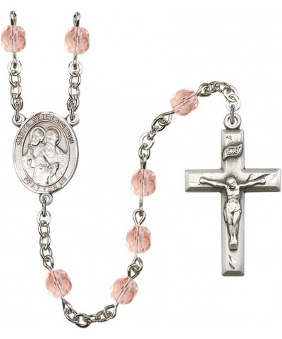 October Birth Month Prayer Bead Rosary with Patron Saint Centerpiece, 19 Inch Saint Peter and St Paul $58.84 Necklaces