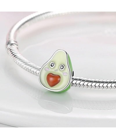 Green Color Charms Fit Bracelets 925 Silver Avocado Clover Bead Cactus Chameleon Zircon Jewelry Charm SSS-1401 SEC592 $10.44 ...