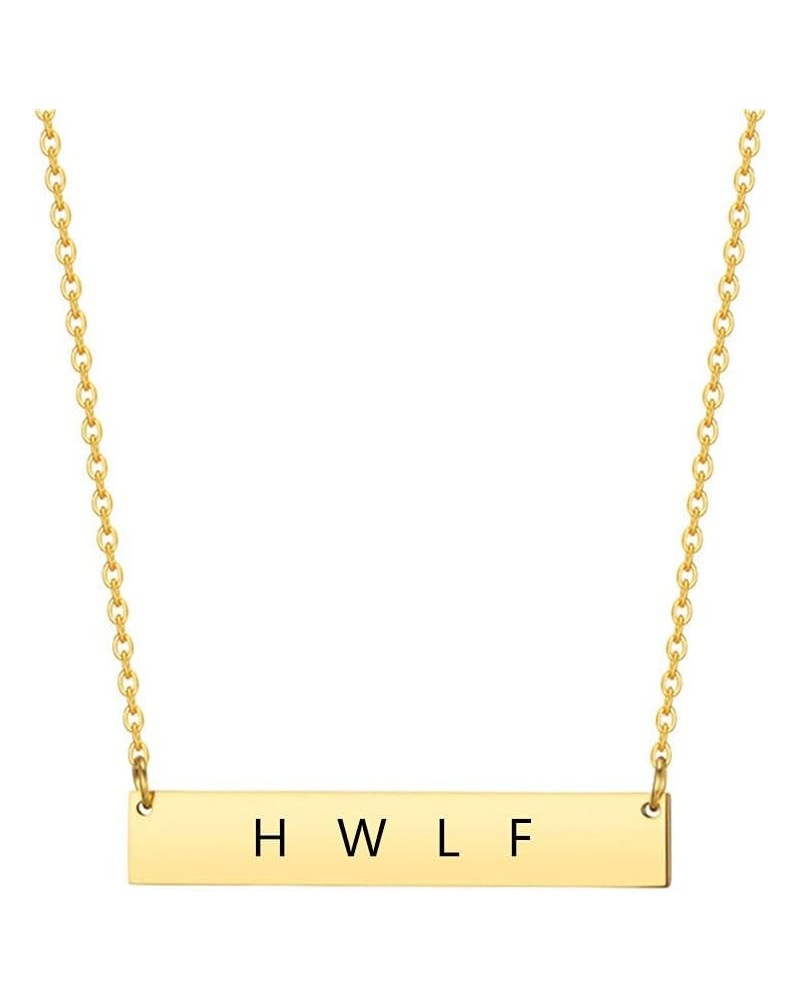 Stainless Steel WWJD & HWLF Necklaces for Women Girl - What Would Jesus Do ? He Would Love First - Inspirational Religious Re...