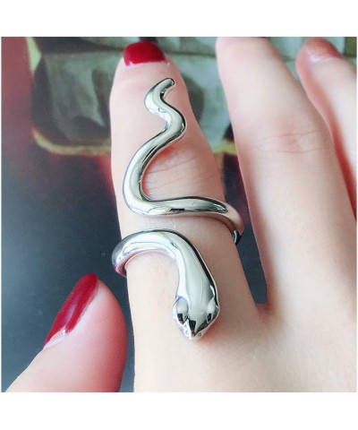 Gold Snake Jewelry for Women Snake Necklace Bracelets Rings Punk Gothic Animal Jewelry Halloween Party Costume Accessories A1...