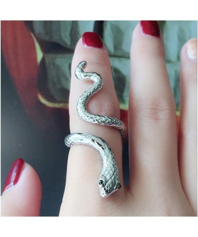 Gold Snake Jewelry for Women Snake Necklace Bracelets Rings Punk Gothic Animal Jewelry Halloween Party Costume Accessories A1...